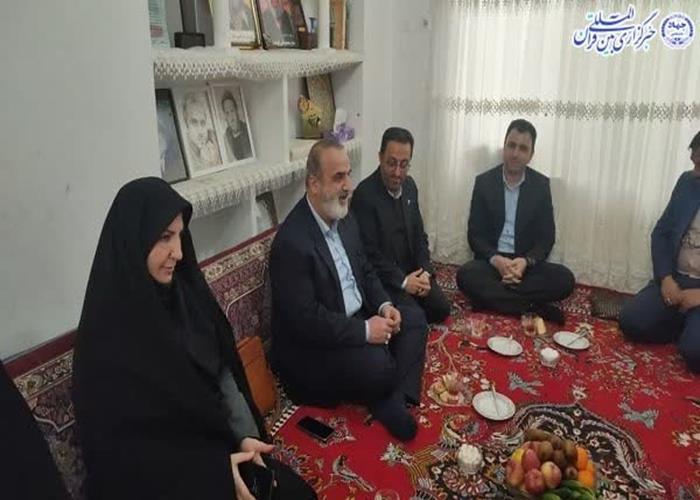 دیدار با خانواده شهدای جهاد دانشگاهی واحد مازندران 