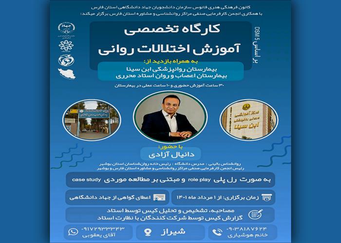 کارگاه تخصصی آموزش اختلالات روانی